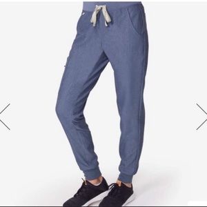 NEW Figs Zamora Joggers in Heather Denim, seasonal
